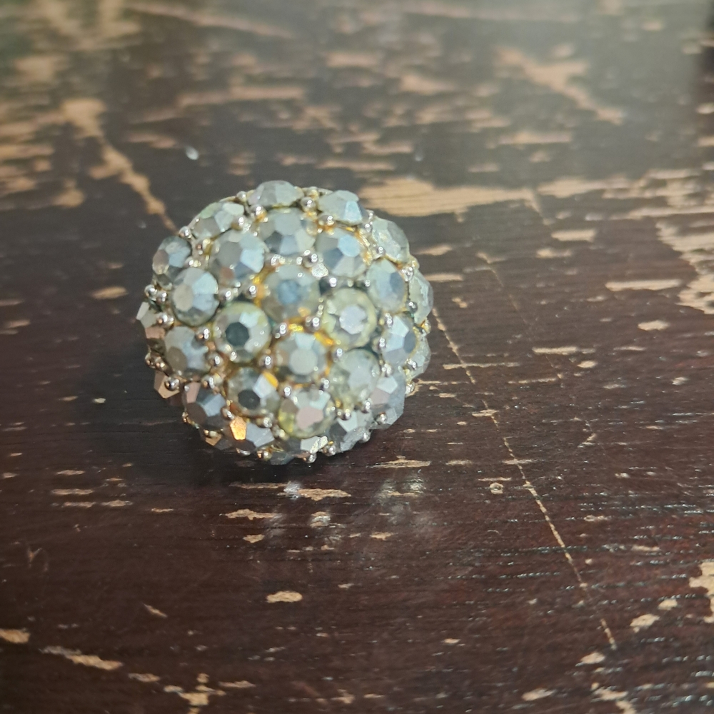 Sarah Coventry Gold and Silver Crystal Ring